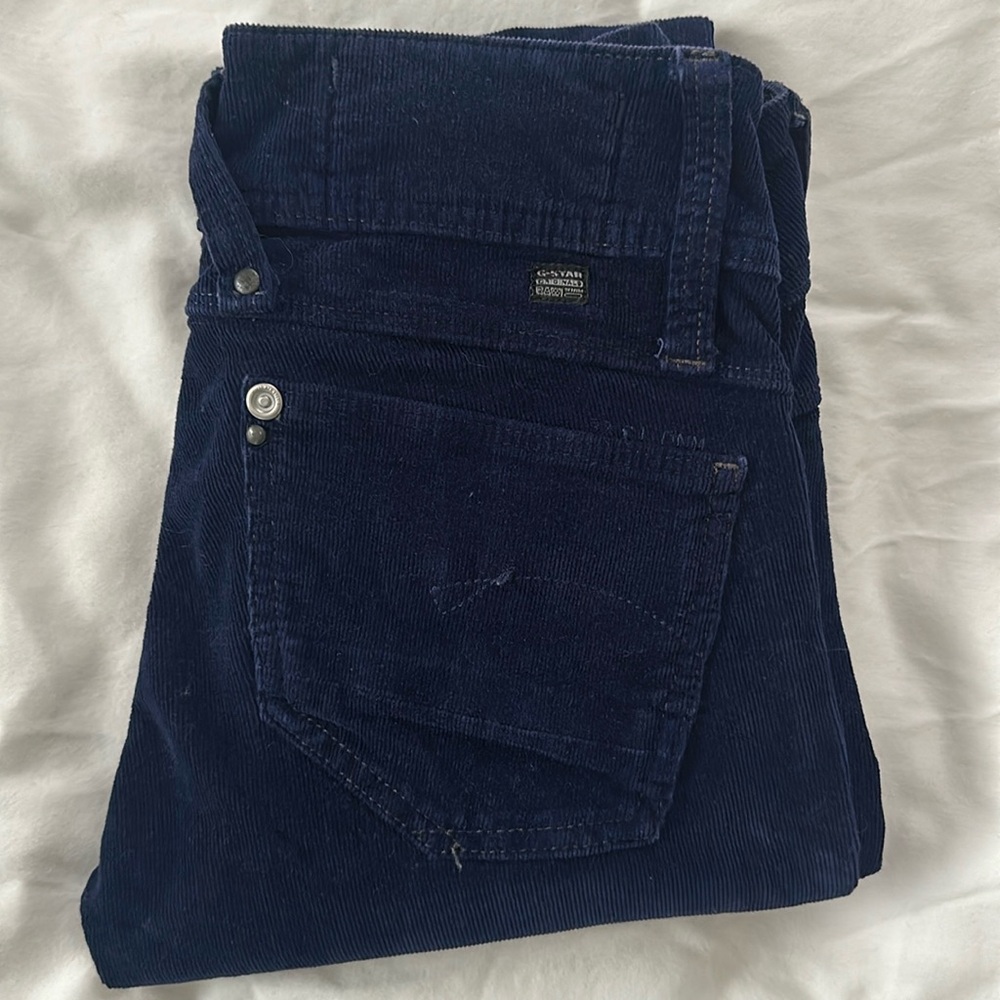 G-Star corduroy denim style pants size 25